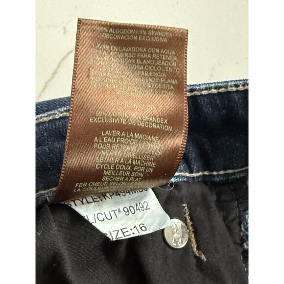 Kut From The Kloth Jeans Womens Size 16 Catherine Boyfriend Blue Stretch Denim - Picture 9 of 13